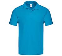 Fruit of the Loom Polo original 63-505-0 Polo en coton pour homme, bleu ciel, XL