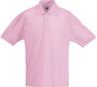 Fruit of the Loom Polo pour enfants, manches courtes (2 pièces/paquet) BC4359 (9-11 ans) (Rose clair)