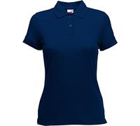 Fruit of the Loom Polo pour femme 65/35 Lady-fit (1 pièce), bleu marine, M