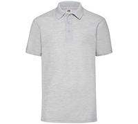 Fruit of the Loom Polo pour homme, Gris mélangé, XXXL