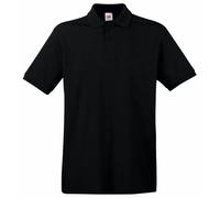 Fruit of the Loom Polo pour homme - Noir - XXXL