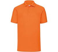 Fruit of the Loom 65/35 Polo, Orange, 3XL Homme