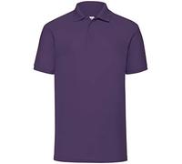 Fruit of the Loom 65/35 Polo, Violet, XL Homme