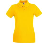 Fruit of the Loom - Polo "Premium" pour femme manches courtes BC1377 (L) (Jaune tournesol)