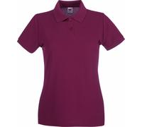 Fruit of the Loom - Polo "Premium" pour femme manches courtes BC1377 (XS) (Bourgogne)