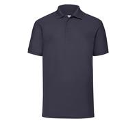 Fruit Of The Loom Polo Shirt Uni 65/35 Polyester Cotton Manches Courtes S-5XL