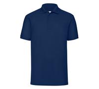Fruit Of The Loom Polo Shirt Uni 65/35 Polyester Cotton Manches Courtes S-5XL