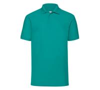 Fruit Of The Loom Polo Shirt Uni 65/35 Polyester Cotton Manches Courtes S-5XL