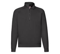 Fruit of the Loom Premium Coton Egyptien Mélange Col Fermeture Éclair à Sweat