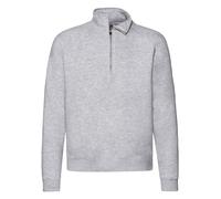 Fruit of the Loom Premium Coton Egyptien Mélange Col Fermeture Éclair à Sweat