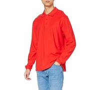 Fruit of the Loom Prime Polo à manches longues, Rouge (Red), Medium