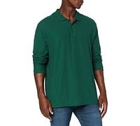 Fruit of the Loom Prime Polo à manches longues, Vert (Forest Green), Medium