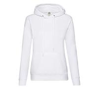 Fruit of The Loom Pull à Capuche pour Femmes - Blanc - 38
