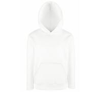 Fruit of the Loom Pull à capuche pour garçon - blanc - M