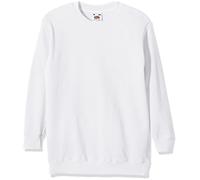 Fruit of the Loom Pull enfants et adolescents, Blanc, 3-4 ans