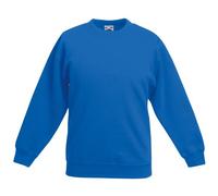 Fruit of the Loom Pull pour enfant, Bleu royal., 9-11 ans