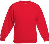 Fruit Of The Loom - Sweatshirt classique - Enfant unisexe (14-15 ans) (Rouge) - UTRW3304 Rouge