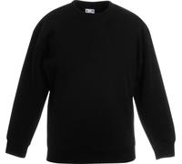 Fruit Of The Loom Pulls pour enfants Classique 80/20 (2 pièces/paquet) RW6857 (3/4 ans) (Noir)