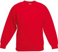 Fruit Of The Loom Pulls pour enfants Classique 80/20 (2 pièces/paquet) RW6857 (5/6 ans) (Rouge)