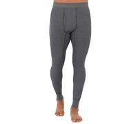 Fruit of the Loom Recycled Premium Waffle Thermal Underwear Long Johns Bottom (1, 2, 3, and 4 Packs) Bas de Pijama, Gris chiné, 31-35 Homme
