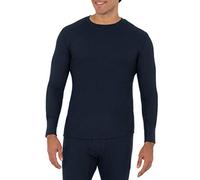 Fruit of The Loom Recycled Waffle Thermal Underwear Crew Top (1 and 2 Packs) Haut de Pijama, Bleu Marine, M Homme