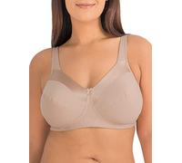 Fruit of the Loom Seamed Soft Cup Wirefree Cotton Bra Soutiens-Gorge, Sable, 105C Femmes