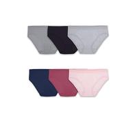 Fruit of the Loom Show Seamless Underwear, Amazing Stretch & No Panty Lines, Available in Plus Size sous-vêtements Bikini, Coloris Assortis, 9 (Lot de 6) Femme