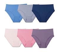 Fruit of the Loom sous-vêtements sans Couture Invisibles, Incroyablement Extensibles et sans Lignes de Culotte, Disponibles en Grande Taille Slips, Coloris Assortis, 40 (Lot de 6) Femme