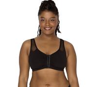 Fruit of the Loom Soutien-Gorge de Sport Confortable à Fermeture Frontale avec Bretelles en Maille pour Femme, Teinte Noire., 105
