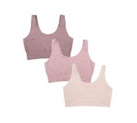 Fruit of the Loom Soutien-gorge de sport long extensible 360 pour femme, confortable, sans fil, couverture complte sans couture pour une form