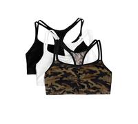Fruit of The Loom Soutien-Gorge de Sport pour Femme., Petite Modern Camo/White/Black, 42