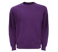 Fruit Of The Loom Raglan Classic Sweat-Shirt, Rot (Burgunderrot), XX-Large Homme