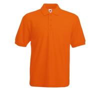 Fruit of the Loom SS033M, Polo Homme, Orange-Orange, Grand