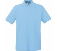 Fruit of the Loom SS035M, Polo T-shirt - Homme - Bleu (Blue - Sky Blue) - Medium