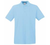 Fruit of the Loom SS035M, Polo T-shirt - Homme - Bleu (Blue - Sky Blue) - X-Large