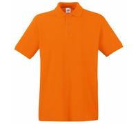 Fruit of the Loom SS035M, Polo T-shirt - Homme - Orange - XXX-Large