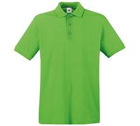 Fruit of the Loom Polo SS035M homme manches courtes vert (anis) X-Large