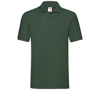 Fruit of the Loom SS035M, Polo T-shirt - Homme - Vert (Bottle Green) - Medium