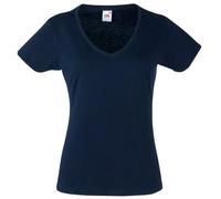 Fruit Of The Loom - T-shirt à manches courtes - Femme (M) (Bleu marine profond) - UTBC1361 Bleu Marine Profond G