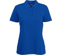 Fruit of the Loom - SS092M - Polo - Femme - Bleu - Bleu (bleu roi) - 42 (Taille fabricant: M)