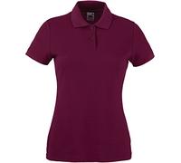 Fruit of the Loom - SS092M - Polo - Femme - Rouge - Rouge (Bordeaux) - 46 (Taille fabricant: XL)