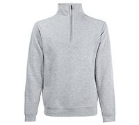Fruit of the Loom Sweat-shirt manches longues SS108M Homme Gris (Heather Grey) Large
