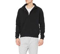 Fruit of the Loom Ss108m, Sweat-Shirt Homme, Noir, Large (taille Fabricant: Large)