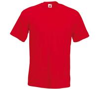 Fruit of the Loom Super Premium T-Shirt à Manches Courtes pour Homme XXL Red