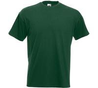 Fruit of the Loom Super Premium T-Shirt à Manches Courtes pour Homme XXL Vert Bouteille