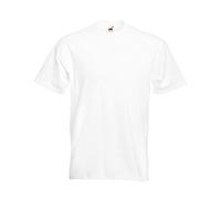 Fruit of the Loom Super Premium T-shirt - Blanc XXL