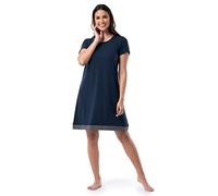 Fruit of the Loom Super Soft and Breathable Sleep Shirt Chemise, Bleu Nuit, XL Femme