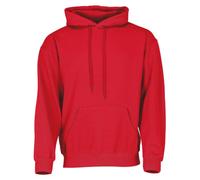Fruit of the Loom Sweat à capuche classique + sac en tissu MyShirt gratuit, rouge + sac en tissu Myshirt gratuit, XL