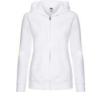 Fruit Of The Loom - Sweatshirt à capuche et fermeture zippée - Femme (XL) (Blanc) - UTBC1372 Blanc