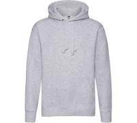 Fruit of the Loom - Sweat à capuche "Premium" pour homme/femme unie PC5607 (L) (Gris chiné)